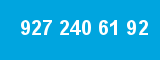 927 240 61 92 927 240 61 92